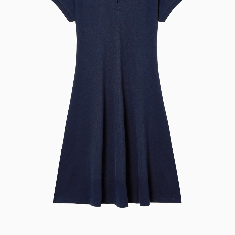 Tommy Hilfiger Official Open Collar Polo Piqué Dress