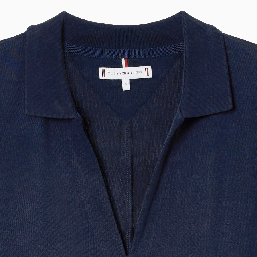 Tommy Hilfiger Official Open Collar Polo Piqué Dress
