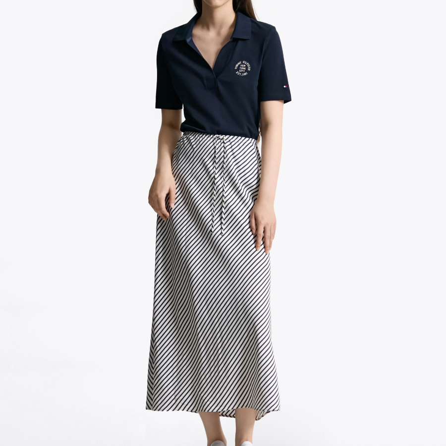 Tommy Hilfiger Official Stamp Logo Polo Shirt