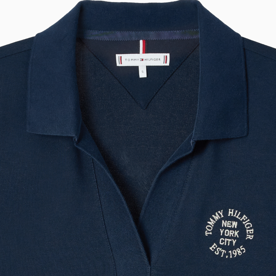 Tommy Hilfiger Official Stamp Logo Polo Shirt