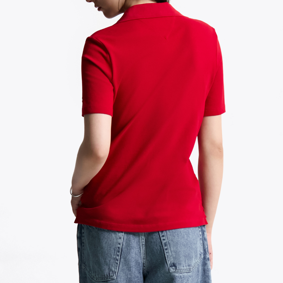 Tommy Hilfiger Official Stamp Logo Polo Shirt