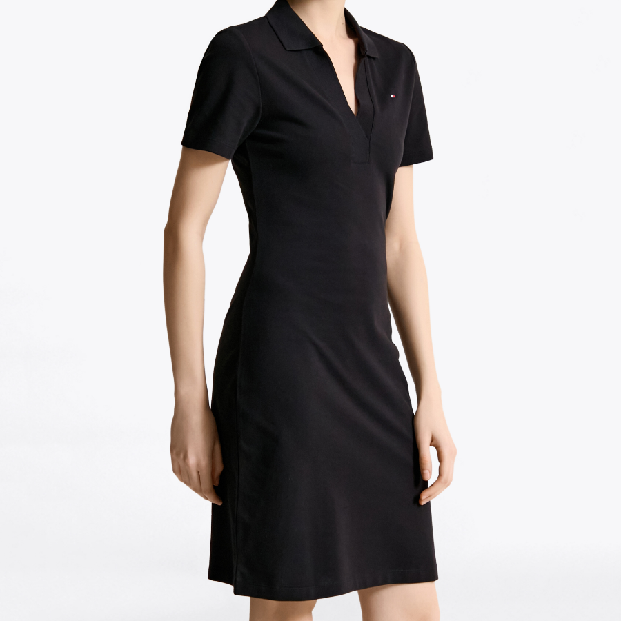 Tommy Hilfiger Official Open Placket Polo Dress