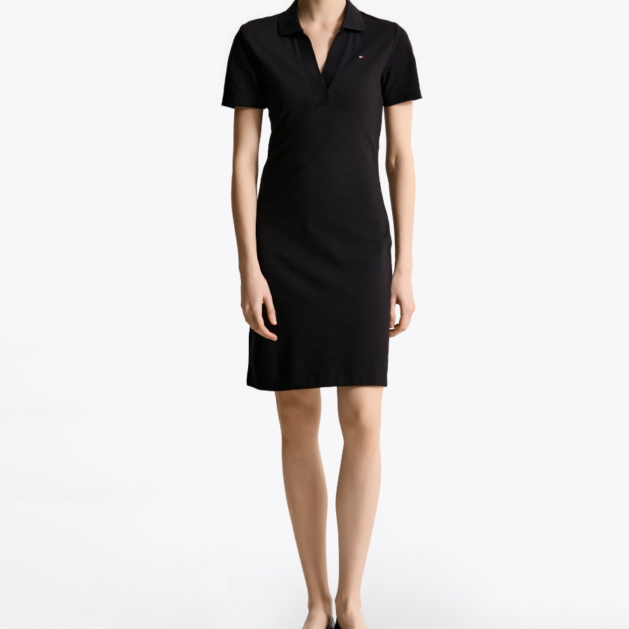 Tommy Hilfiger Official Open Placket Polo Dress