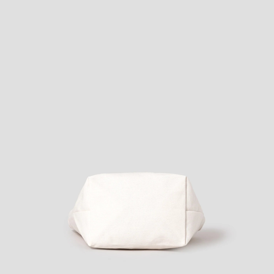 Maison Kitsune Unisex Barista Fox Mini Tote Bag - Tapioca