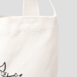 Maison Kitsune Unisex Barista Fox Mini Tote Bag - Tapioca