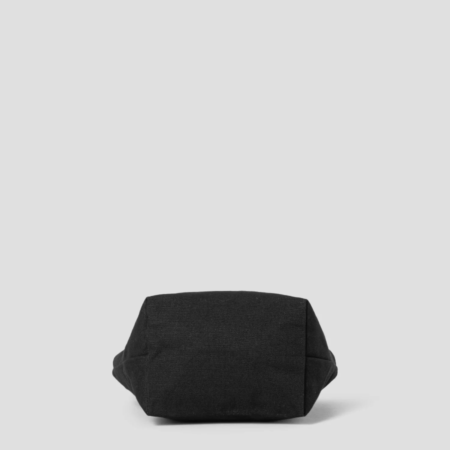 Maison Kitsune Unisex Cafe Kitsune Coffee Cup Mini Tote Bag - Black