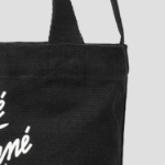 Maison Kitsune Unisex Cafe Kitsune Coffee Cup Mini Tote Bag - Black