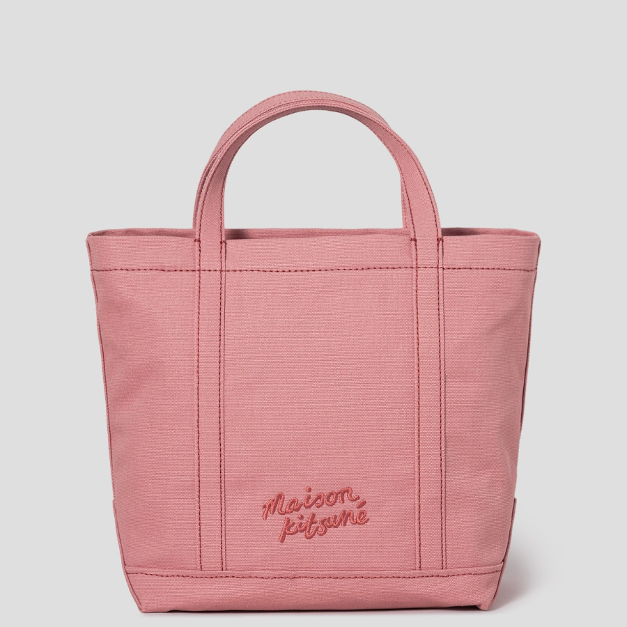 Maison Kitsune Women Fox Head Small Tote - Porcelaine Pink