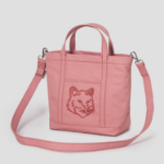 Maison Kitsune Women Fox Head Small Tote - Porcelaine Pink