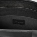 Maison Kitsune Women Fox Head Medium Leather Tote - Black