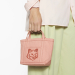 Maison Kitsune Women Fox Head Mini Tote - Porcelaine Pink