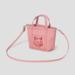 Maison Kitsune Women Fox Head Mini Tote - Porcelaine Pink