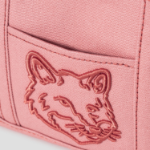 Maison Kitsune Women Fox Head Mini Tote - Porcelaine Pink