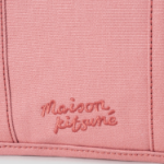 Maison Kitsune Women Fox Head Mini Tote - Porcelaine Pink