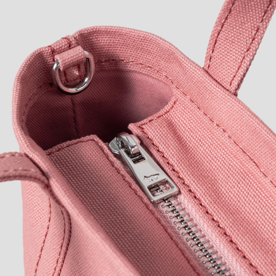 Maison Kitsune Women Fox Head Mini Tote - Porcelaine Pink