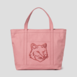 Maison Kitsune Unisex Fox Head Large Tote - Porcelaine Pink
