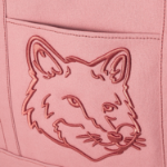 Maison Kitsune Unisex Fox Head Large Tote - Porcelaine Pink