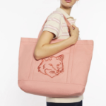 Maison Kitsune Unisex Fox Head Large Tote - Porcelaine Pink
