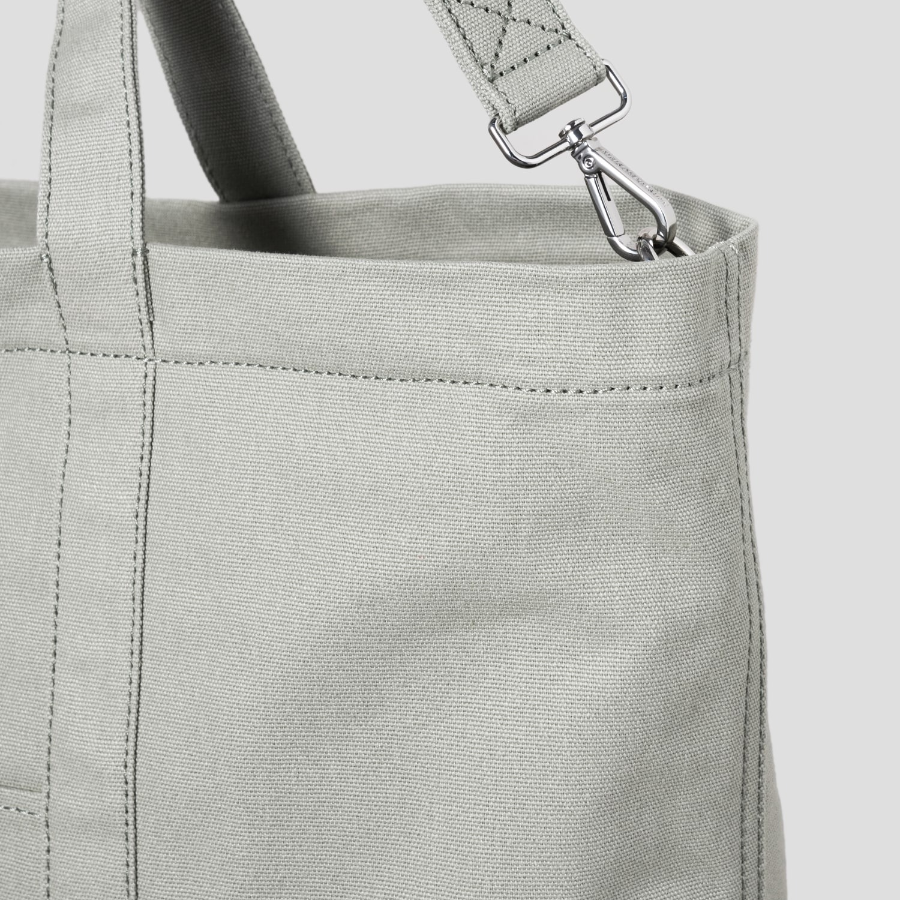 Maison Kitsune Unisex Fox Head Xl Tote - Court Green