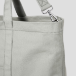 Maison Kitsune Unisex Fox Head Xl Tote - Court Green