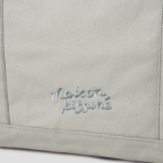 Maison Kitsune Unisex Fox Head Xl Tote - Court Green