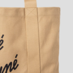 Maison Kitsune Unisex Café Kitsuné Tote Bag - Sesame