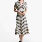 Tommy Hilfiger Official V-Neck Polo Piqué Dress