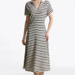 Tommy Hilfiger Official V-Neck Polo Piqué Dress