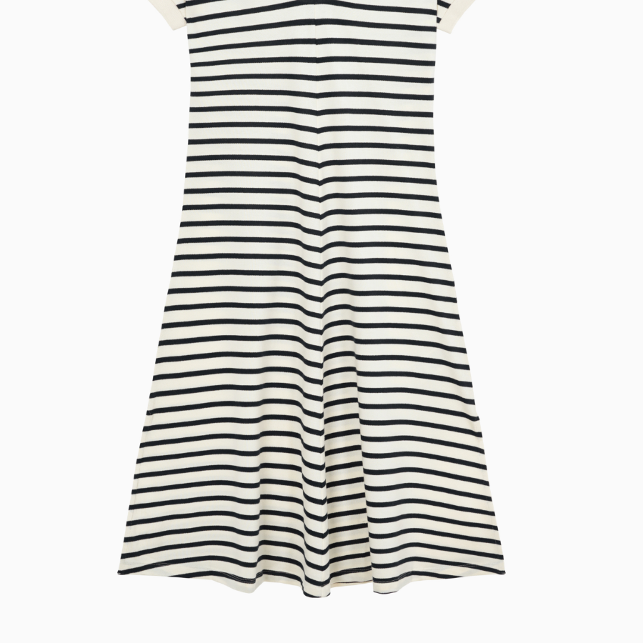 Tommy Hilfiger Official V-Neck Polo Piqué Dress