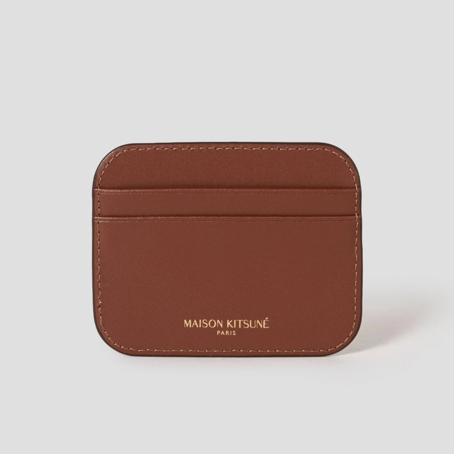 Maison Kitsune Women Edie Card Holder - Brown
