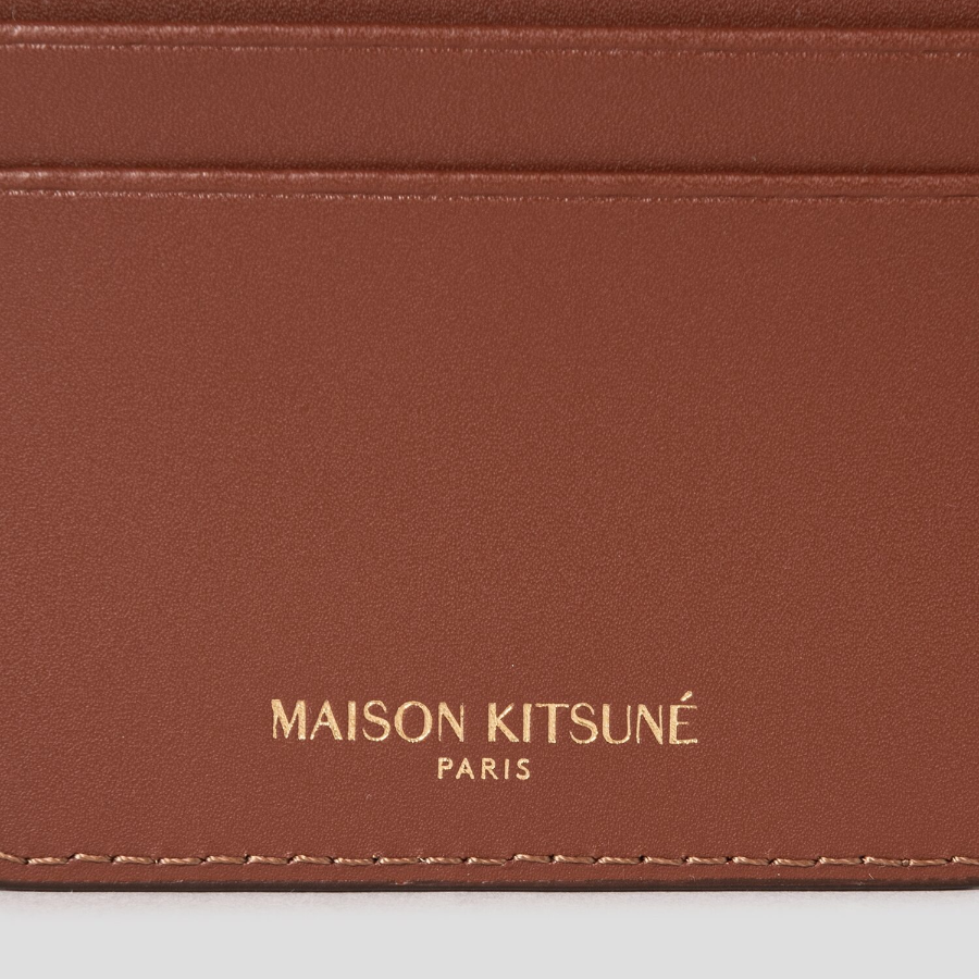 Maison Kitsune Women Edie Card Holder - Brown