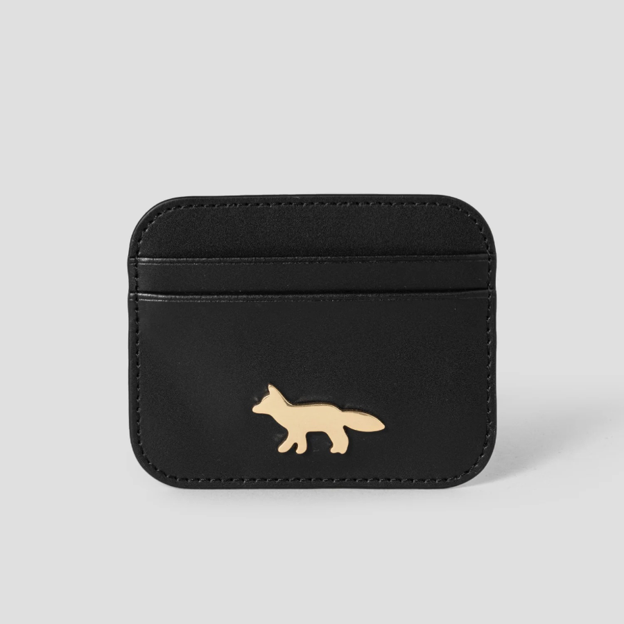 Maison Kitsune Women Edie Card Holder - Black