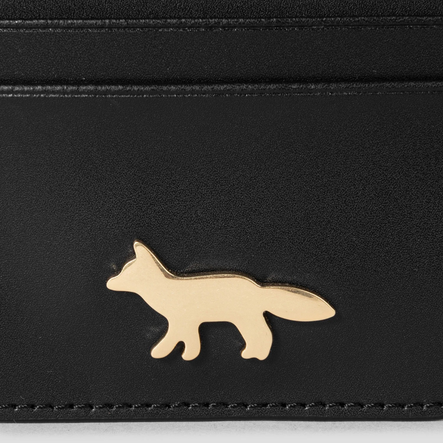 Maison Kitsune Women Edie Card Holder - Black
