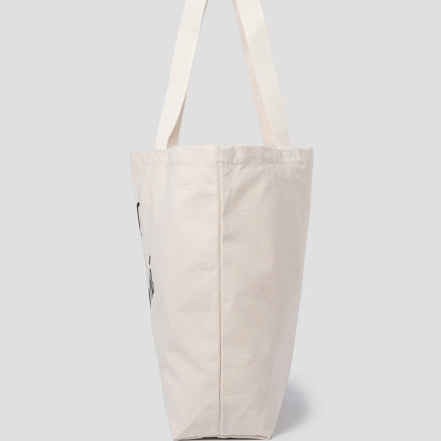 Maison Kitsune Unisex Tote Bag Cafe Kitsune Lt - Latte