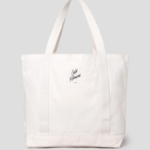 Maison Kitsune Unisex Café Kitsuné Fox Tote Bag - Tapioca