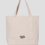 Maison Kitsune Unisex Fox Head Tote Bag - Ivory
