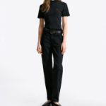 Tommy Hilfiger Official Classic Straight Black Denim Pants