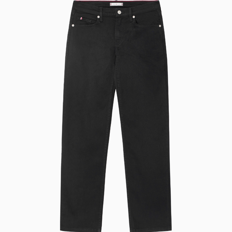 Tommy Hilfiger Official Classic Straight Black Denim Pants