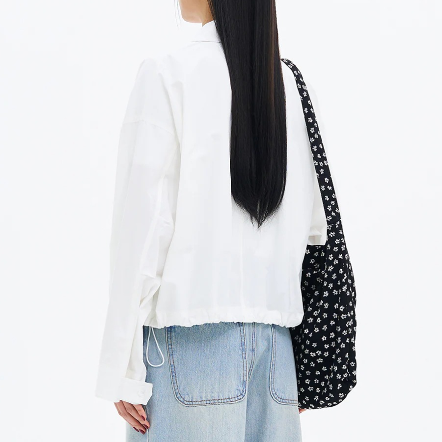 8 seconds Collar Neck Jumper — Ivory