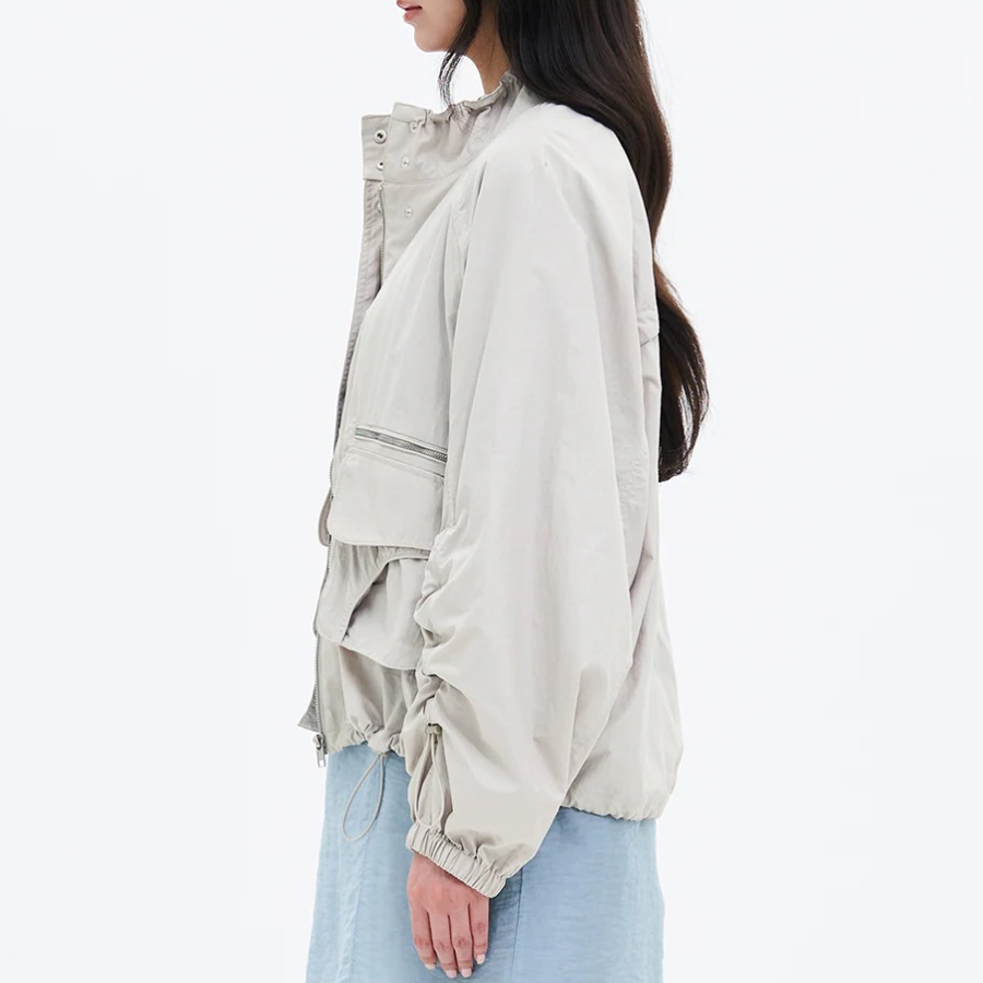 8 seconds Oversize Pocket Jumper — Light Grey