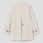 8 seconds Collar Neck Woman Half Trench — Beige