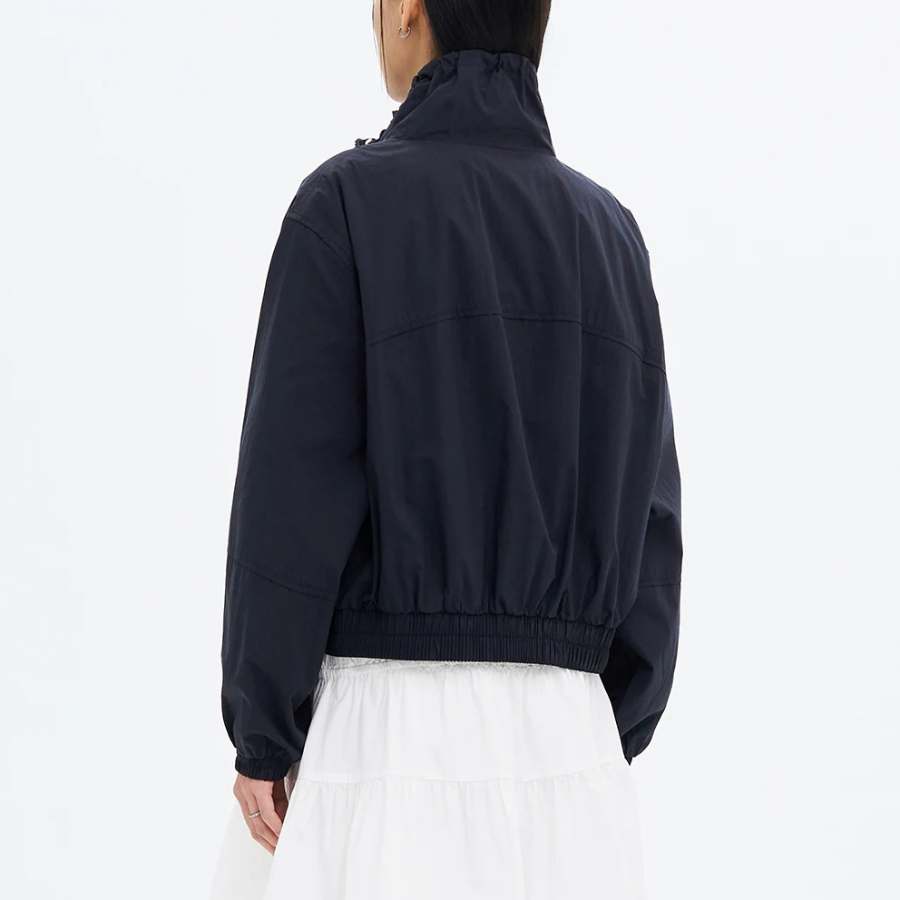 8 seconds Cotton Blend Zip-Up Jumper — Navy