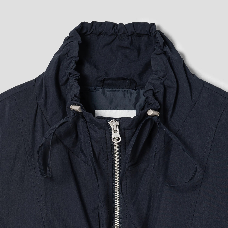 8 seconds Cotton Blend Zip-Up Jumper — Navy