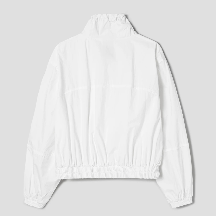 8 seconds Cotton Blend Zip-Up Jumper — Ivory