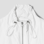 8 seconds Cotton Blend Zip-Up Jumper — Ivory