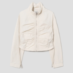 8 seconds Side String Zip-Up Jumper — Ivory