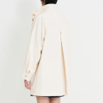 8 seconds Collar Neck Jacket Half Outer — Ivory