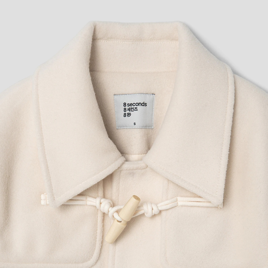 8 seconds Toggle Coat — Beige