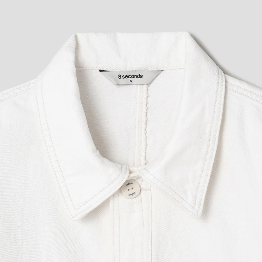 8 seconds Denim Work Jacket — Ivory