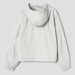 8 seconds Cotton Nylon Short Hood Jumper — Light Grey